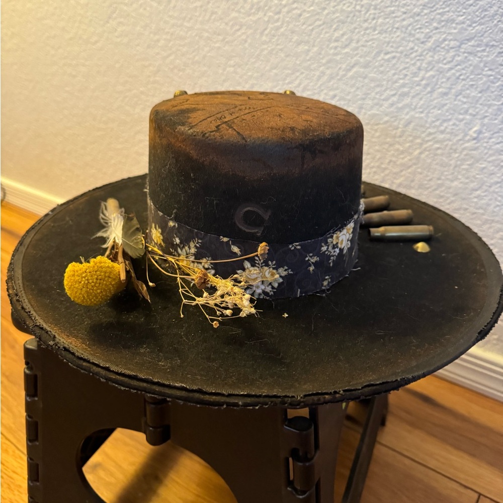 Travis Austin custom black hat